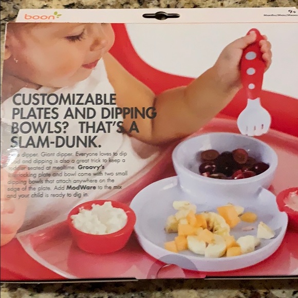 Plate & bowl & utensils. 9 months and up. - Picture 2 of 2